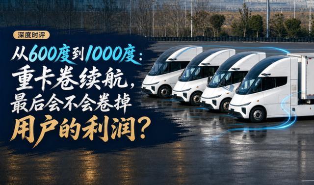 从600度到1000度：重卡卷续航炒股如何使用杠杆，最后会不会卷掉用户的利润？-有驾