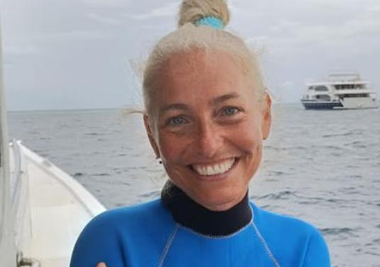 ▲海洋生物学家莫妮卡·蒙特法尔科内