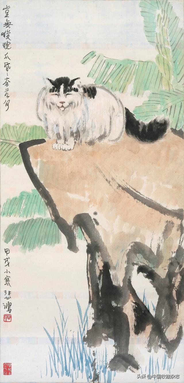 徐悲鸿《昏昏奈若何》 111.3厘米&times;53.7厘米 估价：90万至150万港元