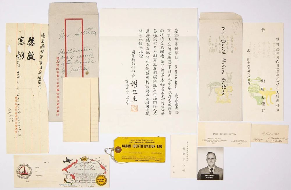 萨顿相关遗物。邹德怀 摄