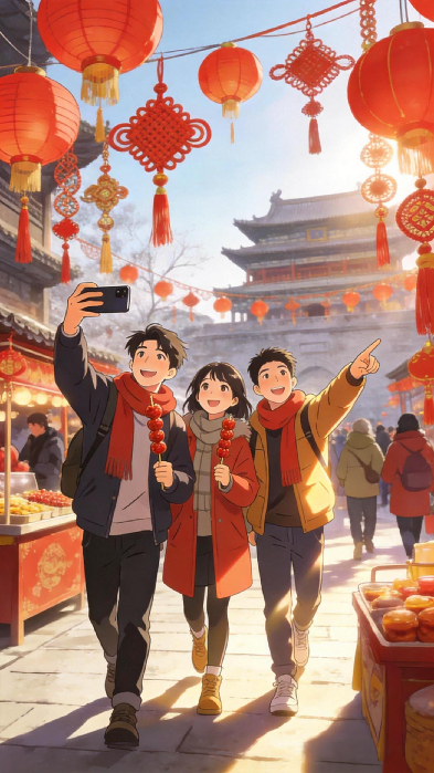 【新春走基层】万象AI记丨春节档文旅，既是风景又是年味