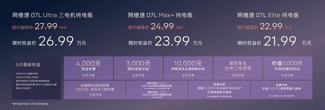 限时21.99万起，阿维塔07L用“标配”重新定义豪华门槛