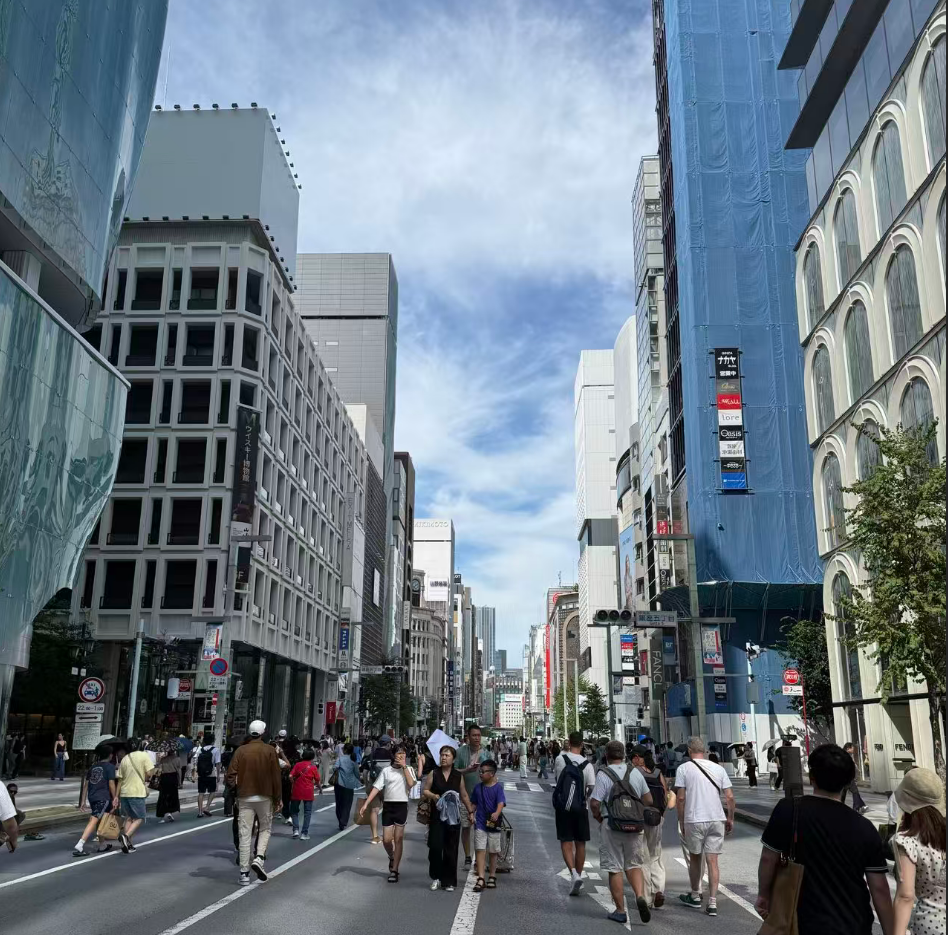 ▲东京银座(图/冰川)