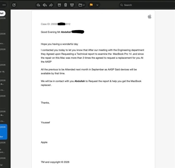 修6次都修不好!苹果书面承诺换新后反悔:MacBook Pro用户绝望联系前CEO库克