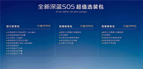 11.59万起 新款深蓝S05上市：全系纯电、新增激光雷达