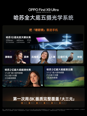 OPPO Find X9 Ultra与OPPO Find X9s Pro全球首发,售价xxxx元起