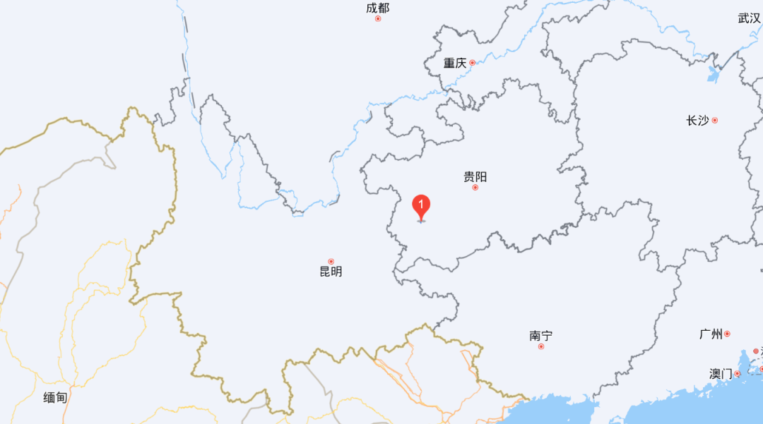 晴隆“二十四道拐”在地图上的位置