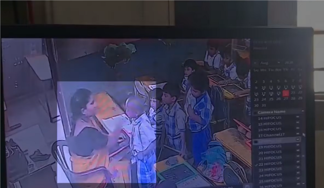 监控视频截图。图源：印媒