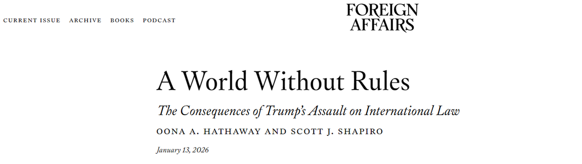 《外交事务》杂志网站截图