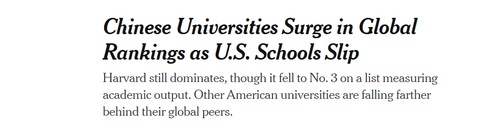 美国《纽约时报》网站报道截图