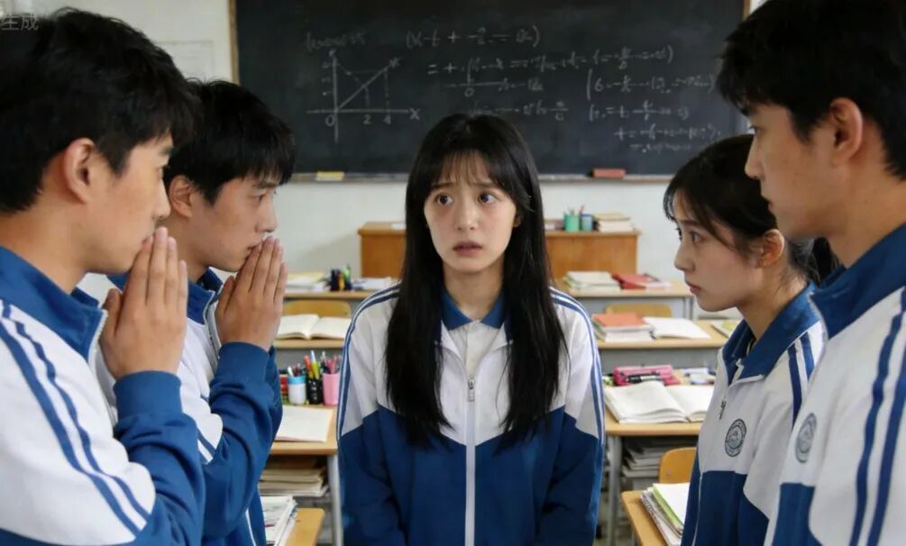 赵欣的女儿得到了造谣者的道歉 图|AI制图