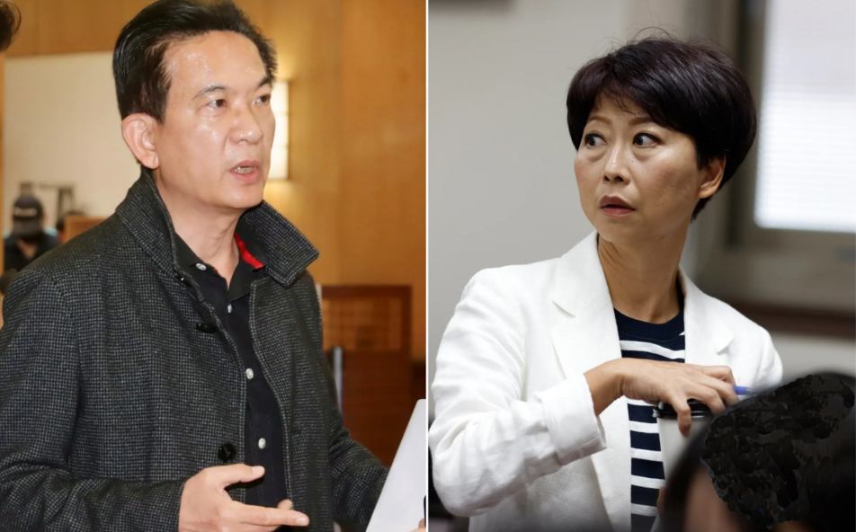 图注:林俊宪与陈亭妃之争,选后愈演愈烈。