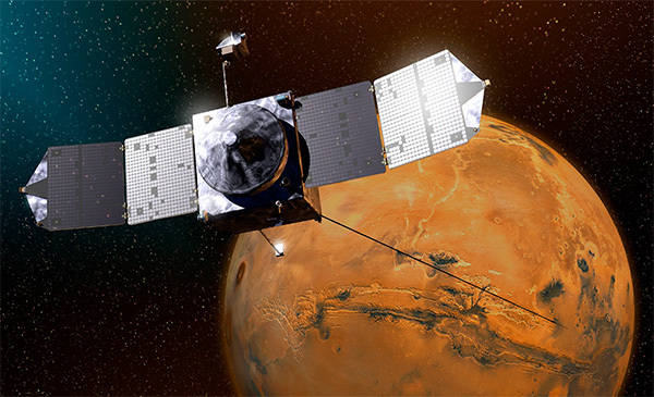 MAVEN探测器概念图 NASA