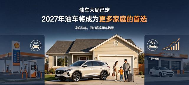 2027年油车回归家庭首选是真是假,油车和混动怎么选,加油站加油3分钟和充电排队哪个更现实-有驾