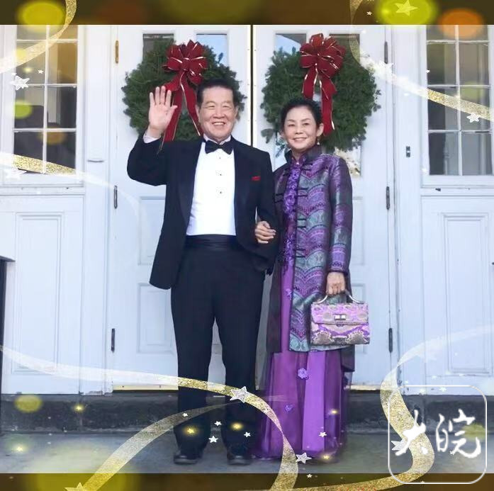 李昌钰与蒋霞萍婚礼时的合影