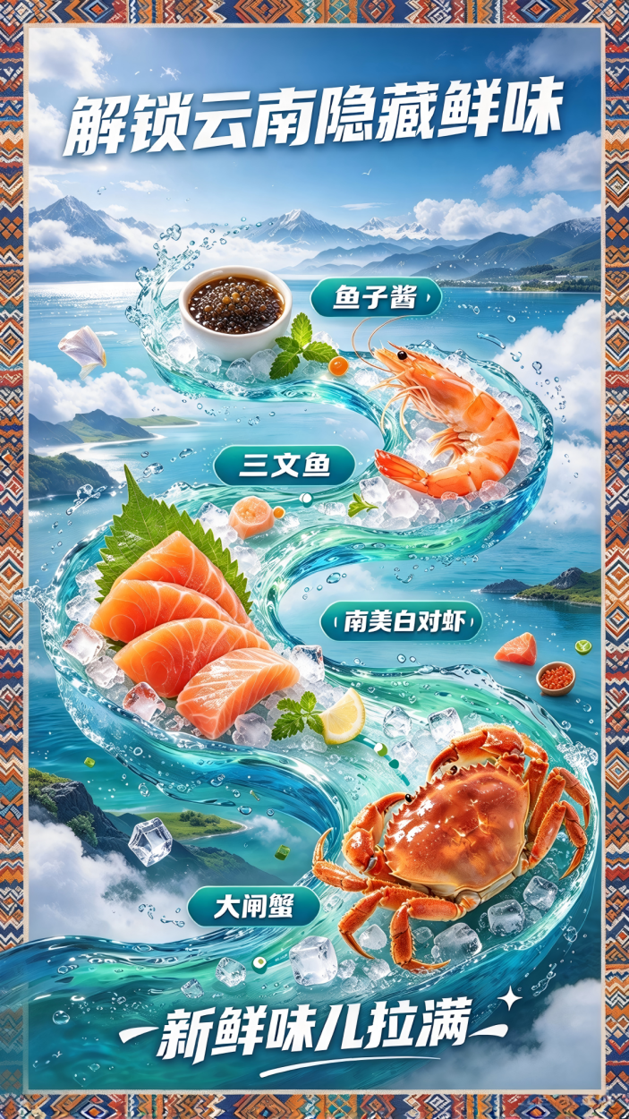 云南高原水产上新海报设计.png