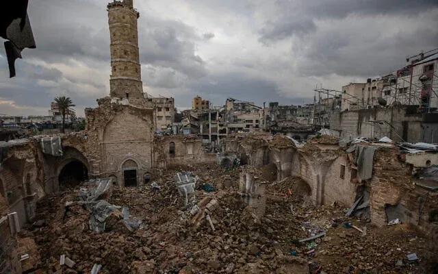 加沙地区满目疮痍