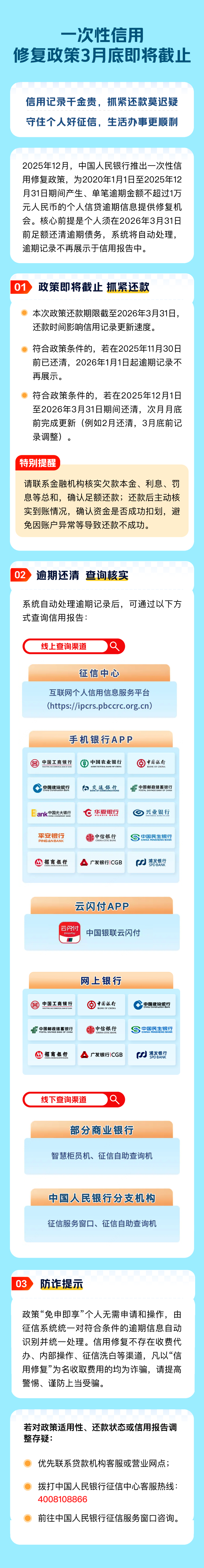 央行提醒:这项政策即将截止!大家抓紧办__凤凰网