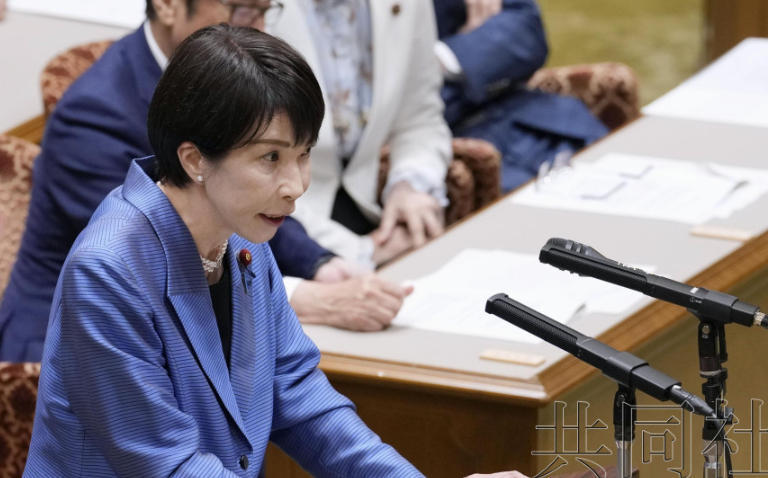 去年11月，高市在国会党首讨论中答辩 共同社