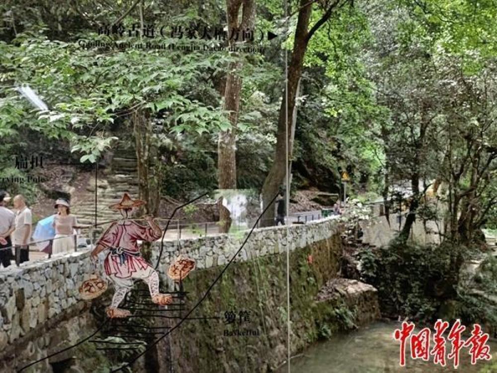 高岭古道。中青报·中青网记者 蒋肖斌/摄