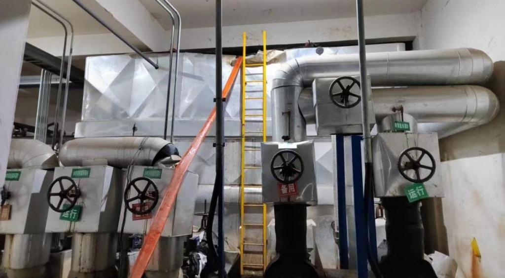 事故冷冻盐水箱(由南向北拍摄) 调查报告 图