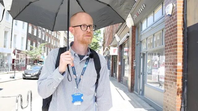 伦敦市民克里斯（摄像阿卓摄）