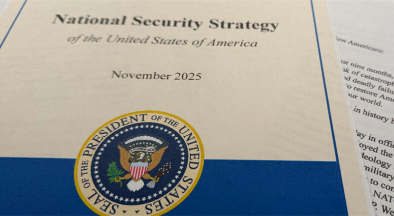 当地时间2025年12月4日,特朗普政府发布新版美国国家安全战略报告。 美国驻乌拉圭大使馆网站