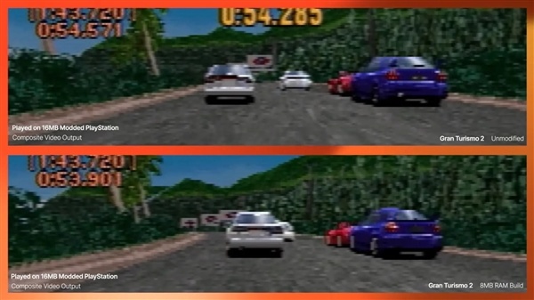 初代PlayStation内存从2MB升到16MB:老主机还能这么玩