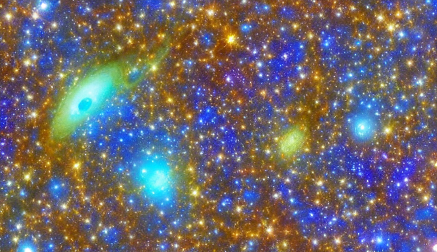 DESI宇宙地图局部
