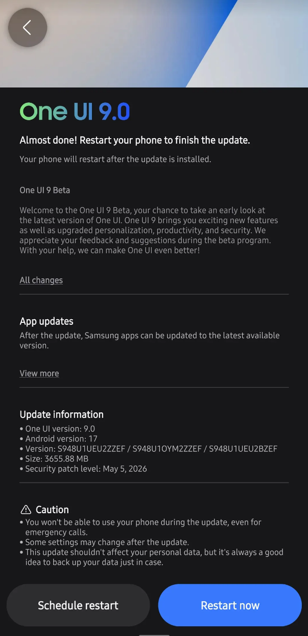 One UI 9