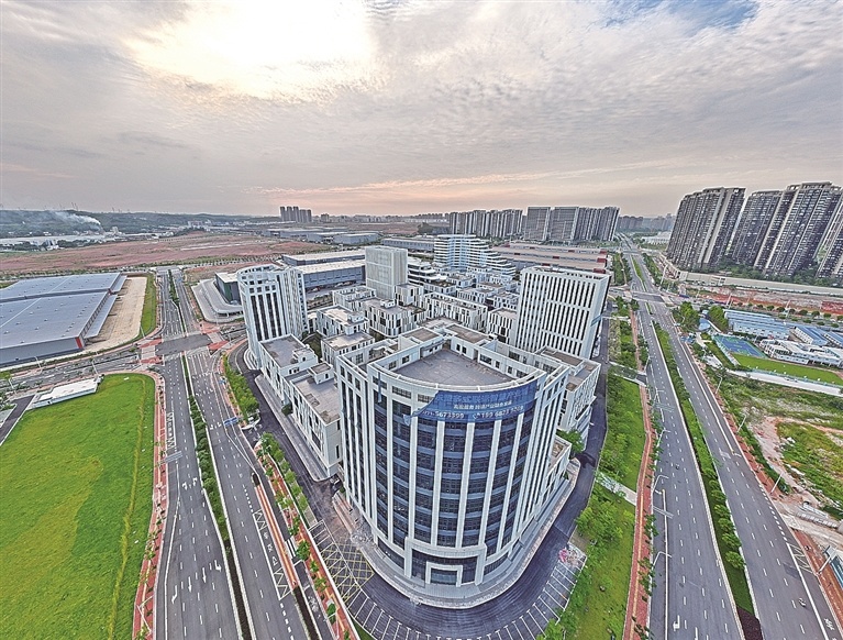 位于广西南宁市的东盟多式联运智慧产业城。新华社发
