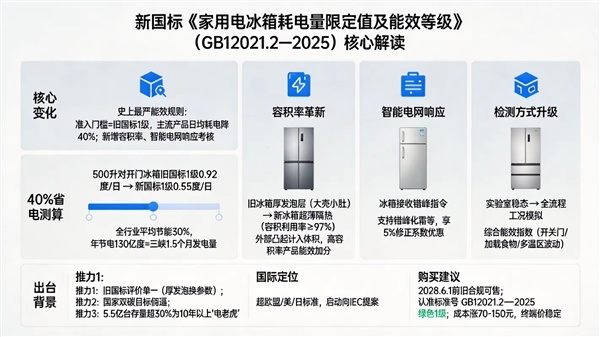 我国雪柜新能效循序当天起践诺：新一级能效省电40%
