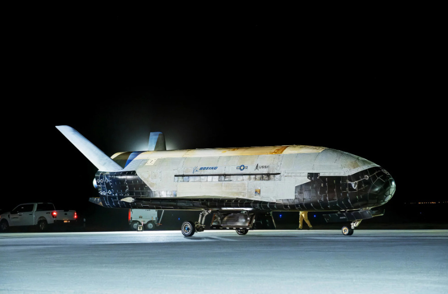 波音公司制造的X-37B空天飞机。美国太空军