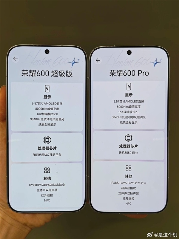 荣耀600 Pro/超级版线下真机亮相！配置全揭晓：8600mAh超大电池