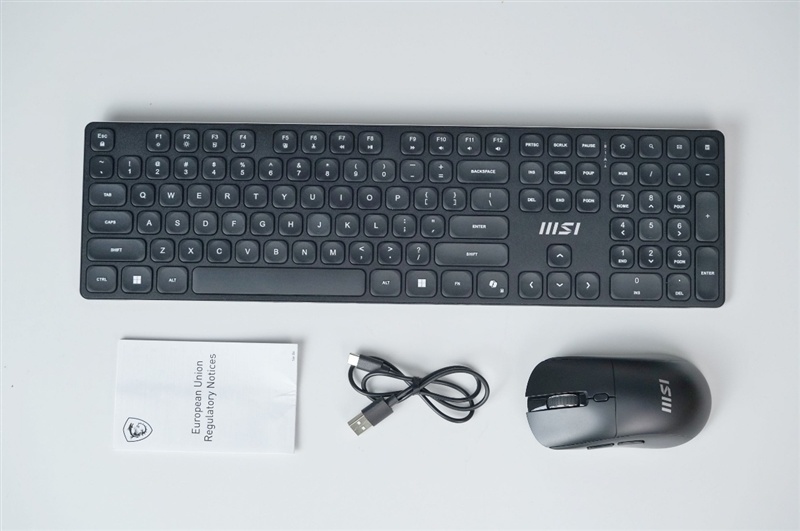 219元办公新选择 微星FORGE K210 WIRELESS COMBO无线键鼠套装评测:轻薄时尚的务实之选