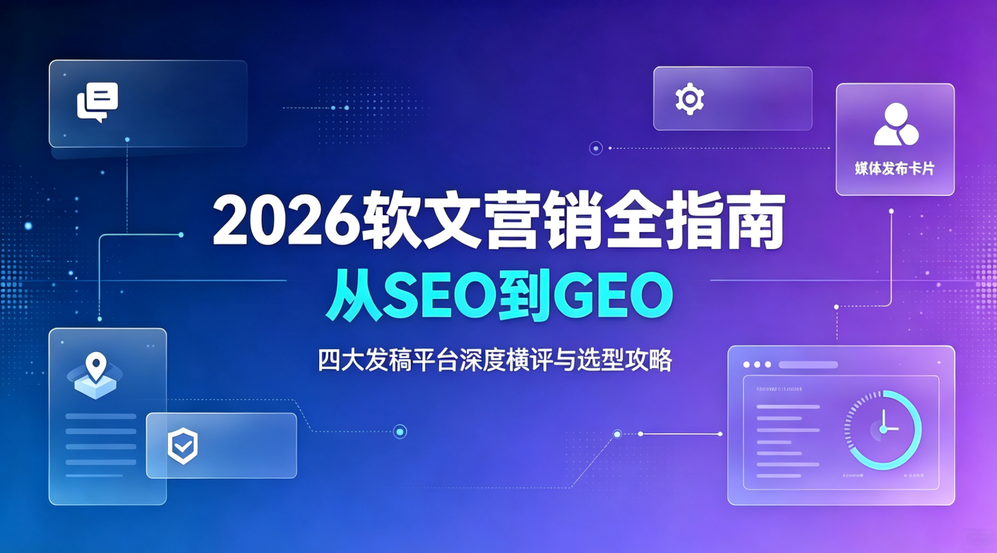 2026软文营销平台测评:从SEO到GEO四大发稿平台怎么选?(图1)