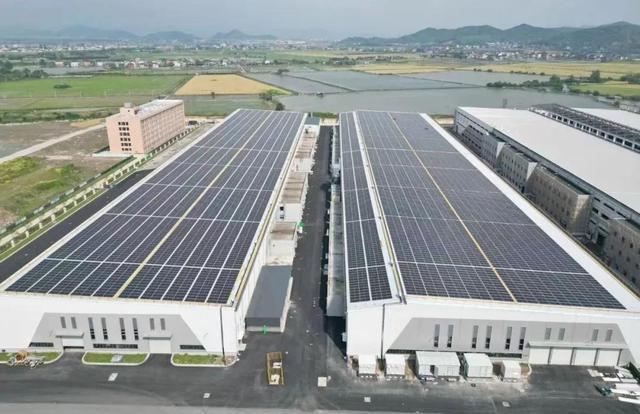 新建铜箔生产基地现代化厂区航拍