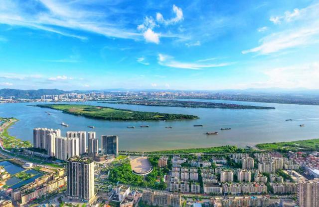 南海九江。图/梁平 摄