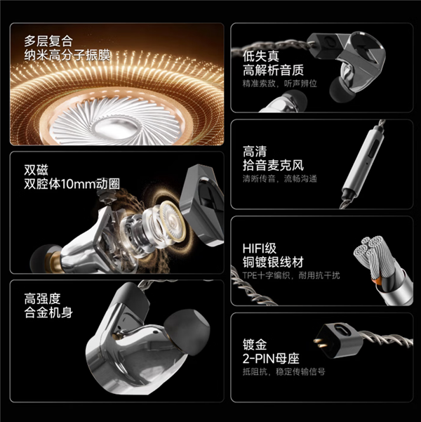 七彩虹琢HiFi级中听式耳机正经发布！10mm动圈 299元 