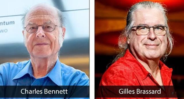 图丨Charles H. Bennett 和 Gilles Brassard(开首:IBM)