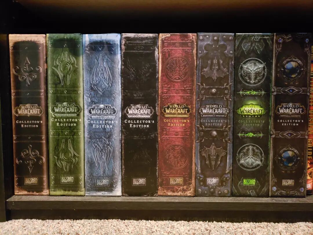r/wow - 14 Years of Collectors Editions