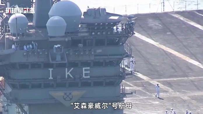 低级错误，航母拦阻索突然断了，美军一架EA-18G电子战机着舰时坠海