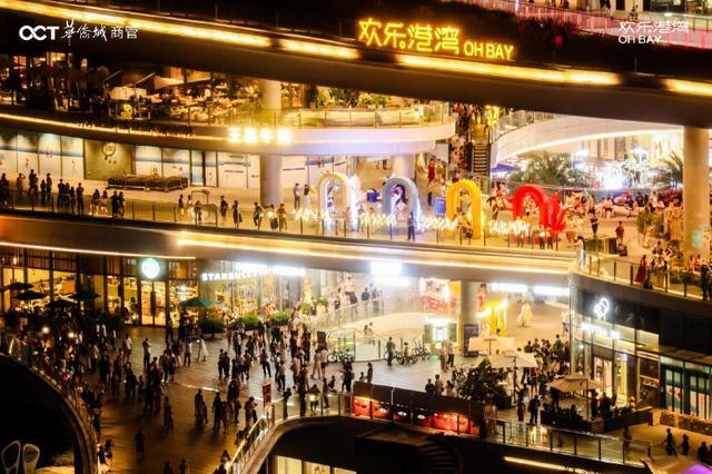 欢乐港湾商业热闹非凡。