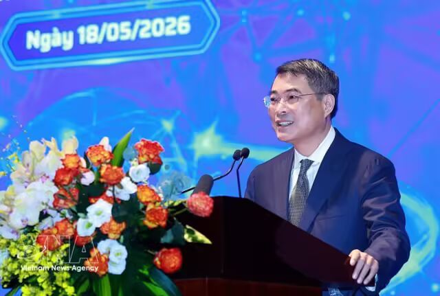 越南政府总理黎明兴出席越南科技创新日庆祝活动暨以“科技、创新与数字化转型——新增长模式的主要动力”为主题的战略技术部署会议。图自越通社