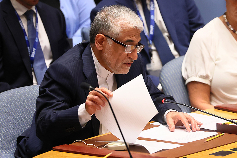 △伊朗常驻联合国代表伊拉瓦尼(资料图)