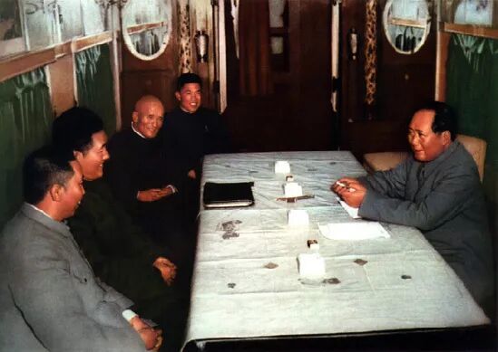 1941年,华国锋同志在山西省交城县关头村。