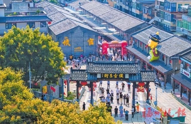 侯官古街俯瞰。