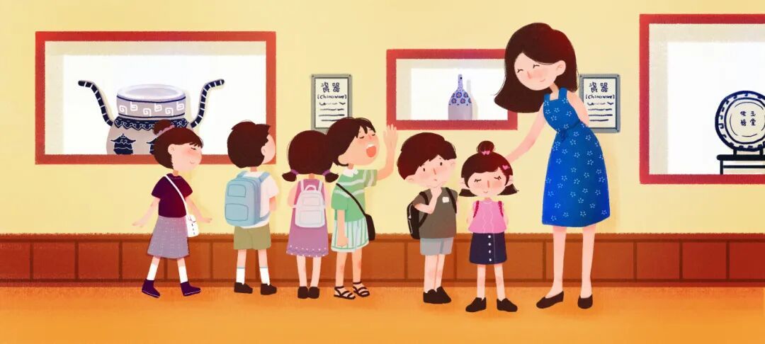 摄图网_400132275_带学生参观博物馆（企业商用）.jpg