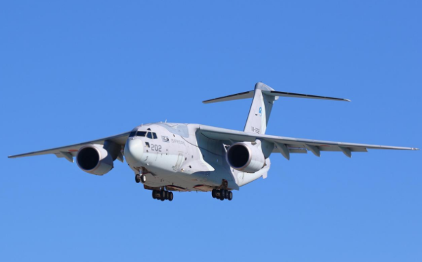日本研制的C-2运输机,日本已向阿联酋等国家推销该型飞机。