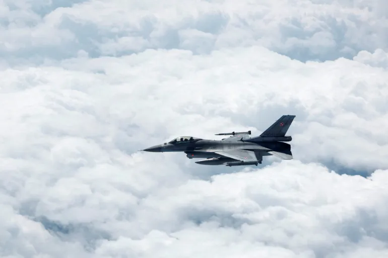 波兰F-16战机 资料图 图源：外媒